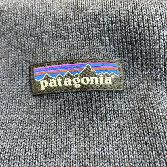 Patagonia Better Sweater Hoody Fleece Jacket womens Large Navy Blue Full Zip - Picture 8 of 12